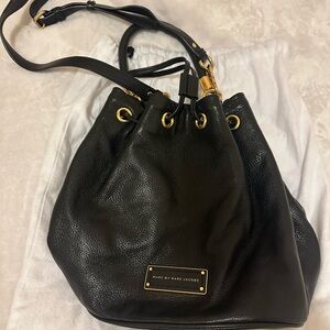 Marc by Marc Jacobs Black Leather Shoulder Bag